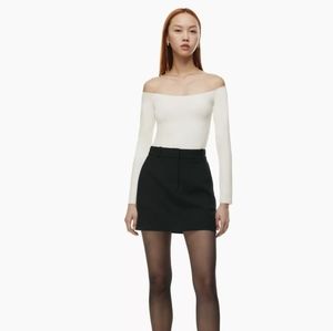 Babaton Aritzia contour off shoulder bodysuit